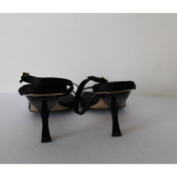 Gia Borghini Rosie 21 Satin Sandals Black Size EU 41/ US 11 - Picture 6 of 11